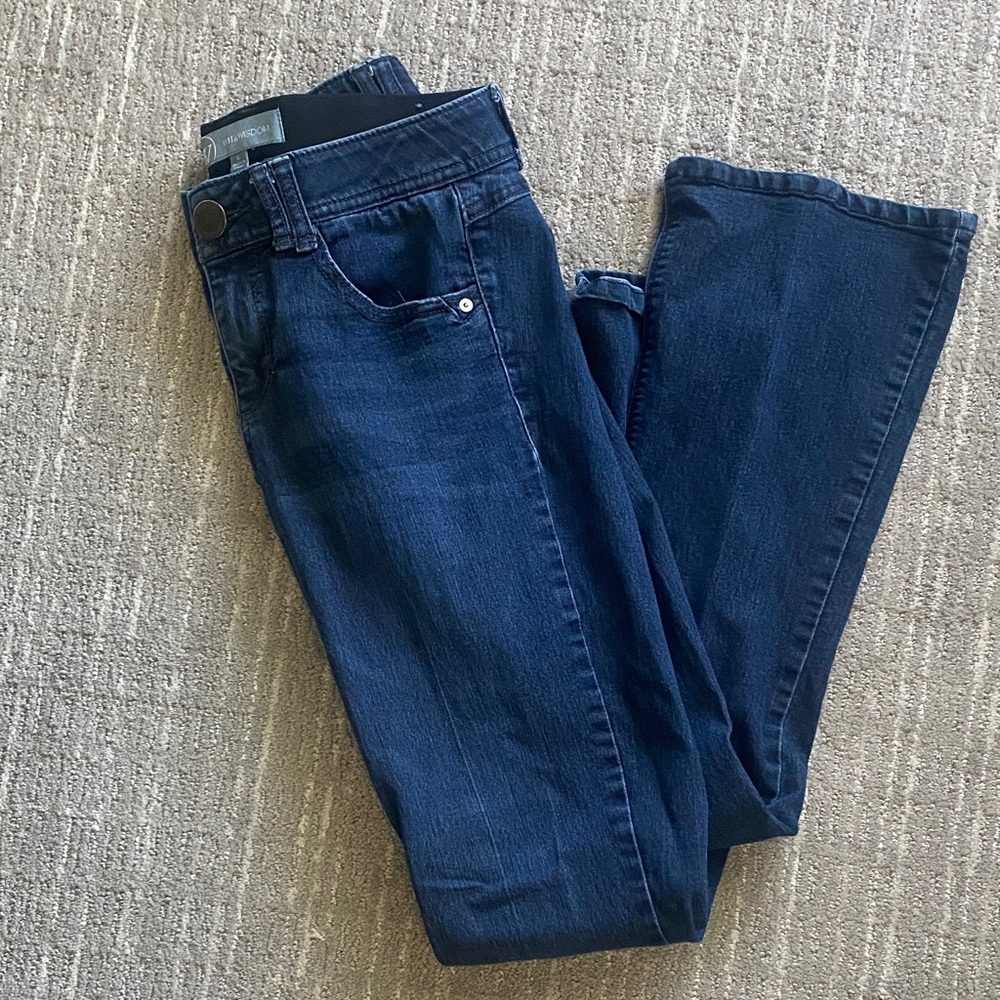 Wit & Wisdom Navy Flare Jeans